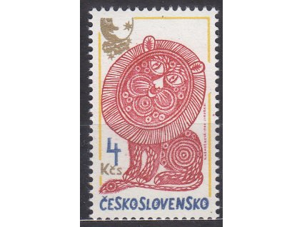 1980, 4Kčs Vystřihovaná grafika, II.typ - slabá "4", Nr.2452, **