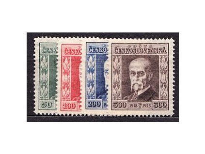 1923, 50-300h Jubilejní, série, Nr.176-9, * po nálepce, ilustrační foto