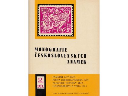 Monografie 2 -známky 1919-1923, zachovalé