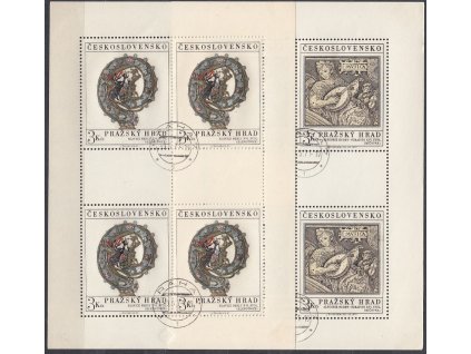 1971, 3Kčs PL - Pražský hrad, Nr.PL1894-5, razítkované, denní razítko