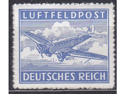 Německá letecká zn., průsek, platná v Protektorátu BuM, **, ilustrační foto