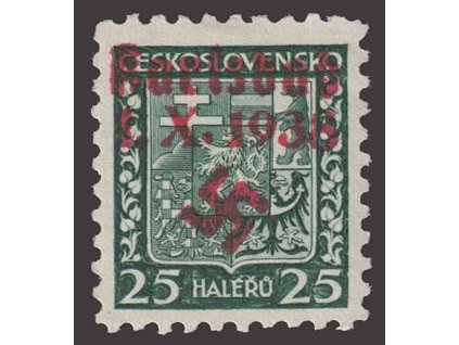 25h Znak, přetisk Karlsbad, **