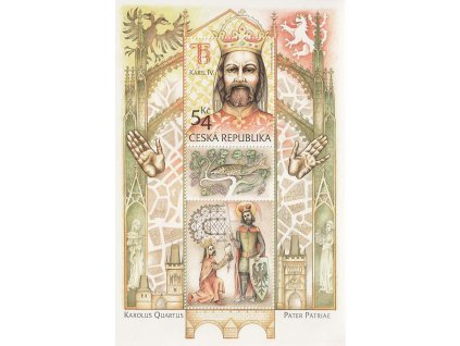2016, 54Kč aršík Karel IV., Nr.A885, **