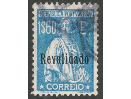 1929, 1.60 E Ceres, přetisk Revalidado, Nr.514, razítkované, dv