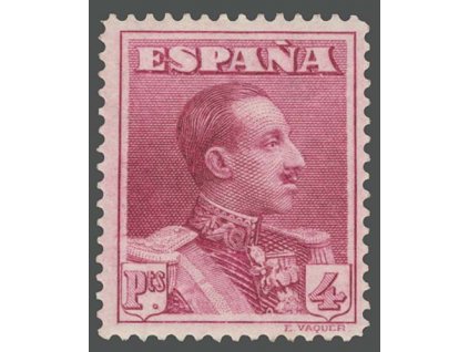 1924, 4 Pta Alfons, MiNr.295C, * po nálepce