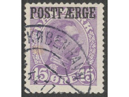1919, 15Q Paket-Marken, MiNr.2, razítkované, skvrnka