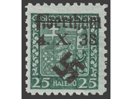 25h Znak, přetisk Abertham, **