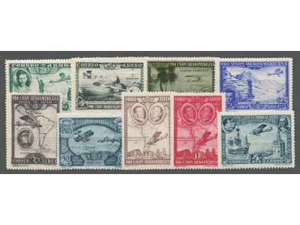 1930, 5C-4Pta letecká série, MiNr.554-59,560a,560b,561, **