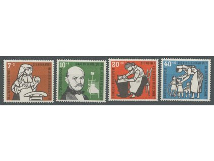 1956, 7-40Pf série Děti, MiNr.243-46, **