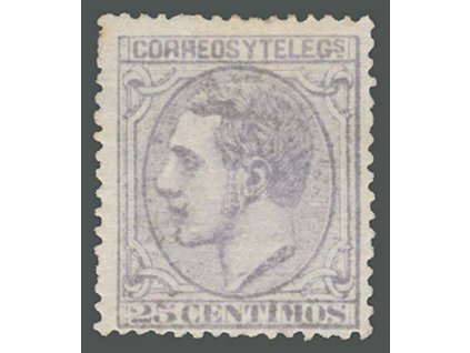 1879, 25C Alfons, MiNr.180, * po nálepce, skvrnky v lepu - běžné