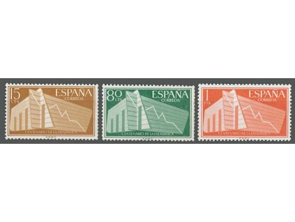 1956, 15C-1Pta série Statistika, MiNr.1093-95, **