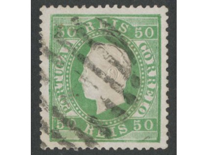 1870, 50 R Luis, MiNr.39xC, razítkované