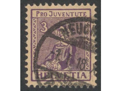 1917, 3 C Kroje, MiNr.133, razítkované