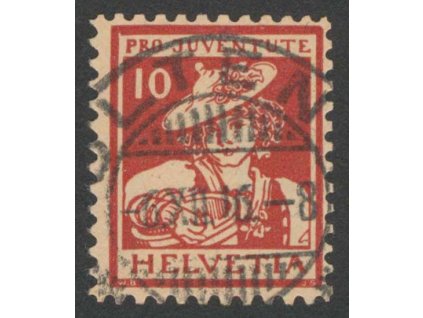 1916, 10 C Kroje, MiNr.132, razítkované