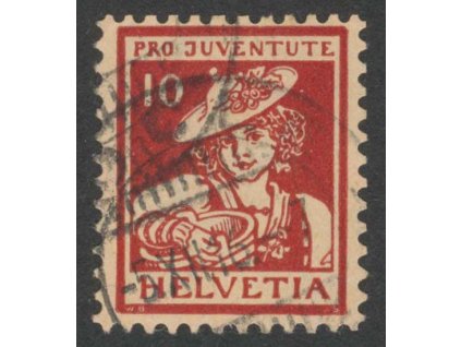 1916, 10 C Kroje, kat. MiNr.132, razítko