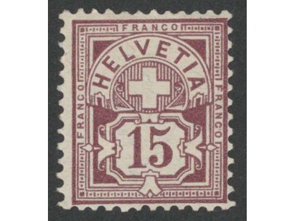 1882, 15 C Znak, MiNr.57, **