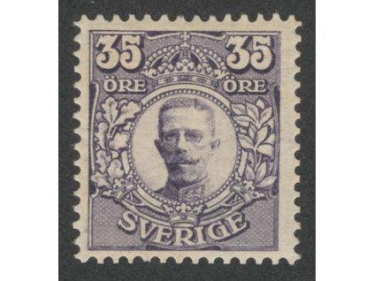 1911, 35 Ö Gustaf, MiNr.78, * po nálepce