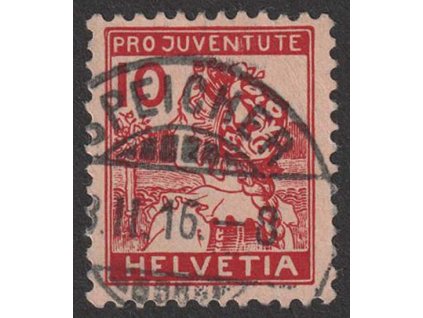 1916, 10 C Kroje, MiNr.132, razítkované