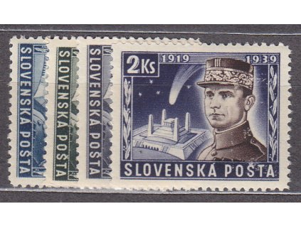 1939, 40h-2Ks Štefanik, série, Nr.34-7, **, ilustrační foto