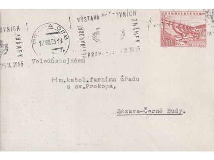 CZA 1 60h Přehrada Slapy, DR Praha 17.8.1955, prošlé