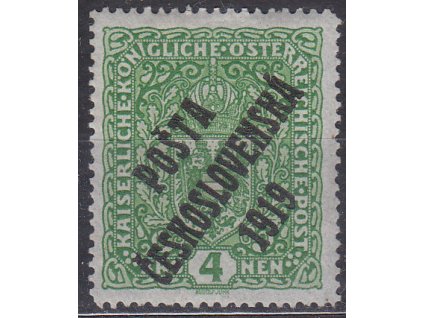 4K Znak, I.typ, Nr.50, * po nálepce, ilustrační foto