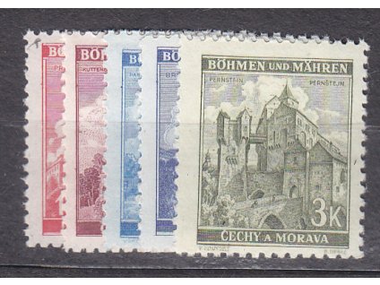 1941, 1.20-3K Krajinky III, série, Nr.57-61, **