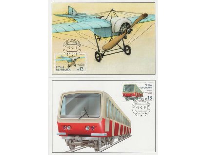CM 97-98 Historické dopravní prostředky Letoun a vůz Metra