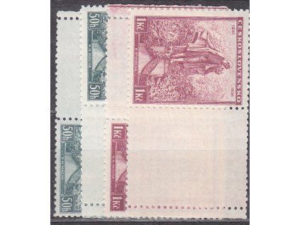 50h-1Kč Mácha, L+P kupony, Nr.298-9, **