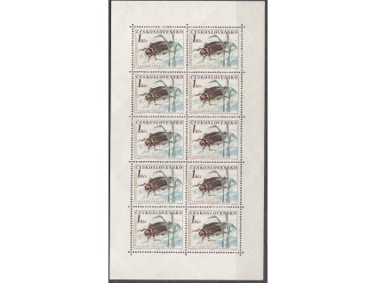 1962, 1Kčs Brouci, 10blok, Nr.PL1282, **, ilustrační foto