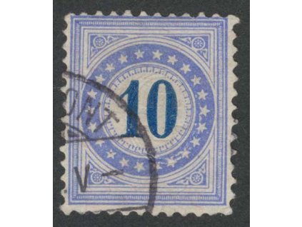 1882, 10 C doplatní, MiNr.10, razítkované