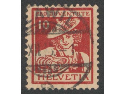 1916, 10 C Kroje, MiNr.132, razítkované, dv