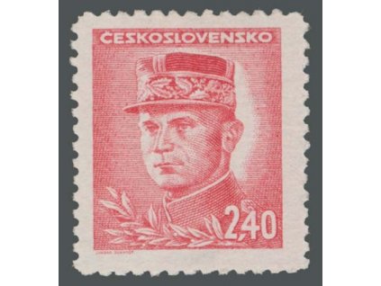 1945, 2.40Kčs Štefanik, typ II., Nr.421II, **