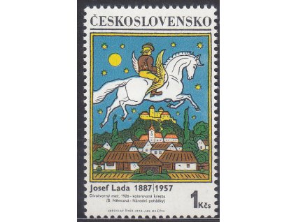 1970, 1Kčs Lada, II.typ, Nr.1824b, **, dvl, vzácná varianta