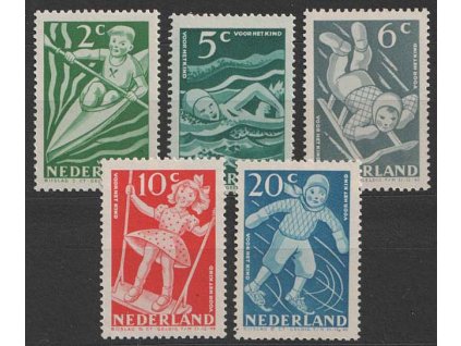1948, 2-20 C série Děti, MiNr.511-15, **