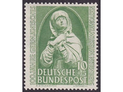 1952, 10 Pf Madona, MiNr.151, **