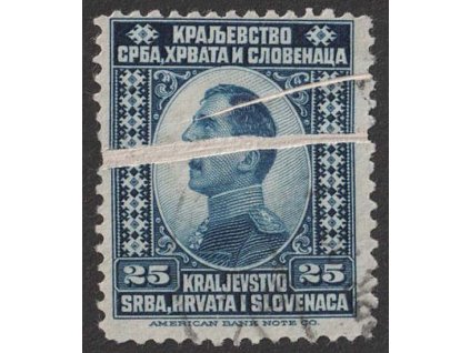 1921, 25 Pa Alexander, složky, MiNr.150, razítkované