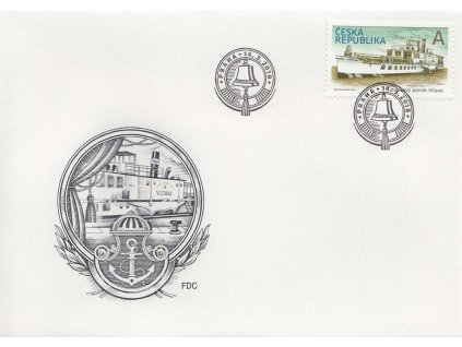 2018, FDC 973 Kolesový parník Vltava