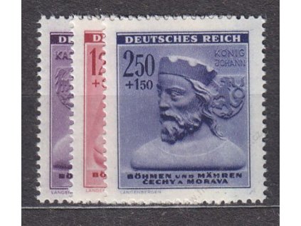 1943, 60h-2.50K Zimní pomoc, série, Nr.103-5, **