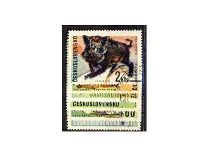 1966, 30h-2Kčs série Lovná zvěř, Nr.1567-73, razítkované, ilustrační foto