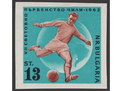 1962, 13 St Fotbal, MiNr.1313, **
