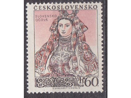 1955, 60h Kroje I, II.typ, Nr.840, **