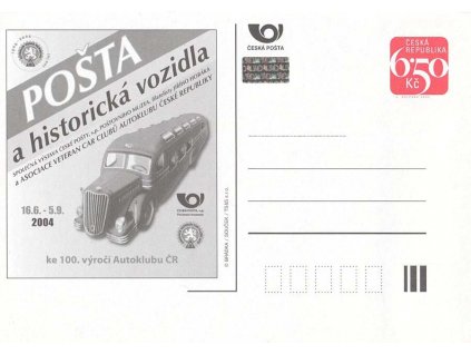 2004, Pošta a historická vozidla