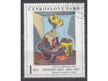 1973, 1Kčs Hoch z Martinique, I.typ, Nr.2054I, razítkované, ilustrační foto