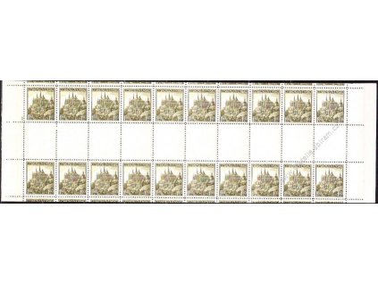 1936, 1.60Kčs Kutná hora, 10pás s meziaršími a DČ 1, Nr.306, **/*