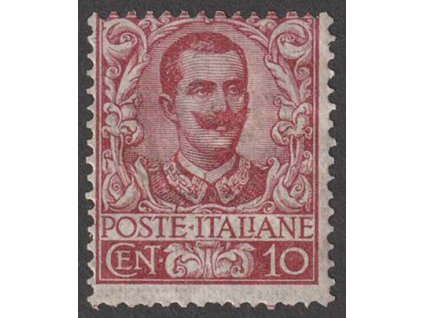 1901, 10 C Emanuel, MiNr.77, * po nálepce