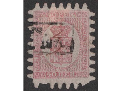 1866, 40 P Znak, MiNr.9C, razítkované, několik dv - viz. foto