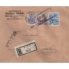 1935, DR Wien, R-dopis zaslaný do ČSR, hledané