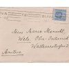 Fiji, 1933, DR Suva, dopis zaslaný do Rakouska, stopy provozu