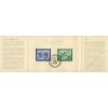 Společné vydání, 1948, Lipský veletrh III., MiNr.967-8, FDC, pamětní 2list