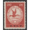 1912, 10 Pf letecká s přetiskem E. EL. P., MiNr.VI, ** , ověřeno